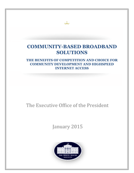 Community-Based Broadband Solutions