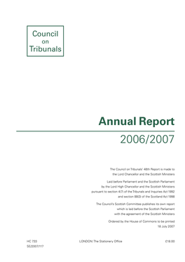Annual Report 2006/2007