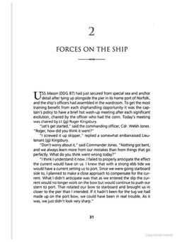 Forces on the Ship