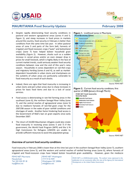 Mauritania Food Security Update, February 2008