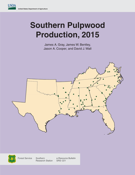 Southern Pulpwood Production, 2015