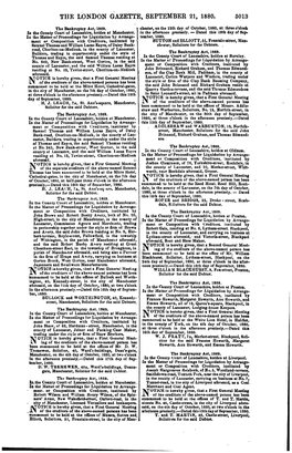 The London Gazette, September 21, 1880. 5013