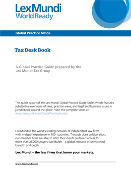 Tax Desk Book