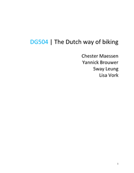 DG504 | the Dutch Way of Biking