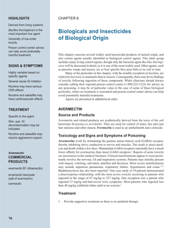 Recognition and Management of Pesticide Poisonings