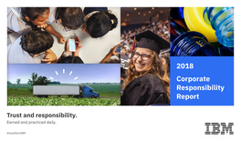 2018 Corporate Responsibility Report