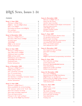 LATEX News, Issues 1–34