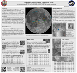 Locations of Anthropogenic Sites on the Moon R