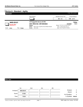 Agility NAS-20-01 1