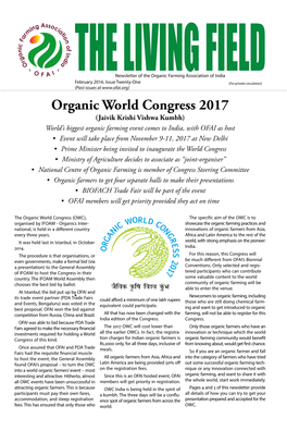Organic World Congress 2017
