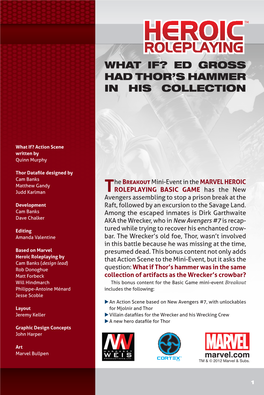 What If? Ed Gross Had Thor's Hammer in His Collection