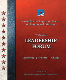 2017 CIGIE Leadership Forum