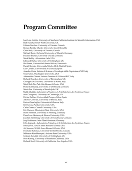 Program Committee