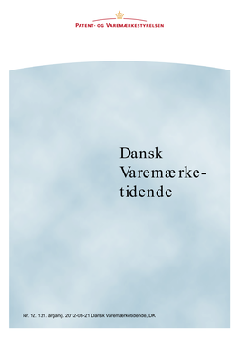 Dansk Varemærke- Tidende