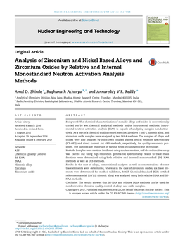 Nuclear Engineering and Technology 49 (2017) 562E568