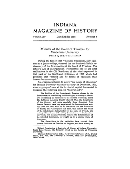 Indiana Ine of History