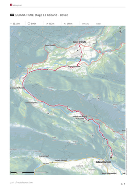 JULIANA TRAIL: Stage 13 Kobarid - Bovec