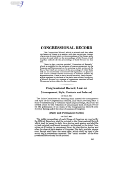 Congressional Record