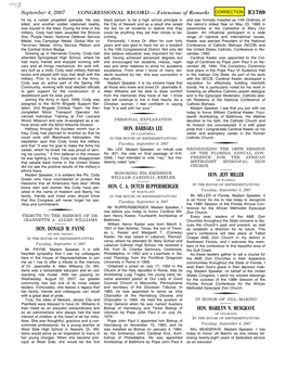 CONGRESSIONAL RECORD— Extensions of Remarks E1789 HON