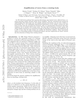 Arxiv:2005.03760V1 [Physics.Class-Ph] 4 May 2020