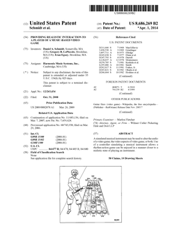 (12) United States Patent (10) Patent No.: US 8,686,269 B2 Schmidt Et Al
