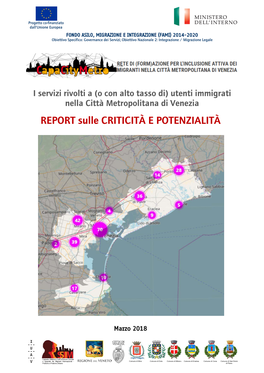 REPORT Sulle CRITICITÀ E POTENZIALITÀ