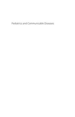 Pediatrics and Communicable Diseases