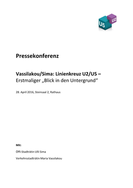 Pressekonferenz