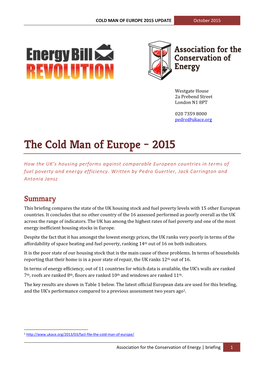 The Cold Man of Europe – 2015