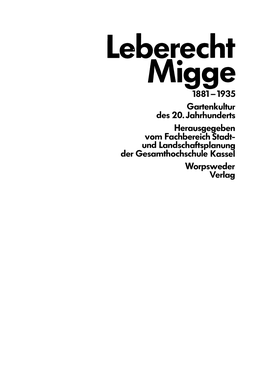 Leberecht Migge