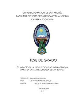 Tesis De Grado