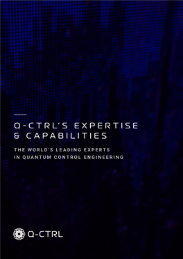 Q-Ctrl's Expertise & Capabilities