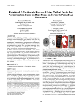 Pathword: a Multimodal Password Entry Method for Ad-Hoc