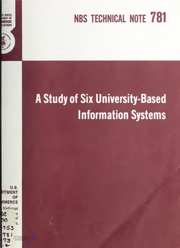 A Study of Six University-Based Information Systems 6