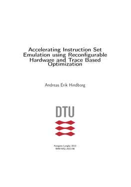 Accelerating Instruction Set Emulation Using Reconfigurable Hardware