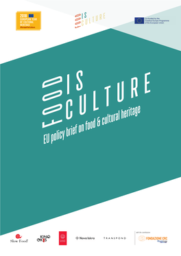 EU Policy Brief on Food & Cultural Heritage