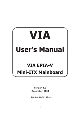 User's Manual