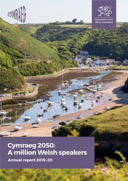 Cymraeg 2050: a Million Welsh Speakers, Annual Report 2019–20