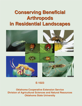 Conserving Beneficial Arthropods in Residential Landscapes Conserving Beneficial Arthropods in Residential Landscapes