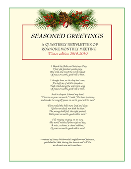 Seasoned Greetings Seasoned Greetings