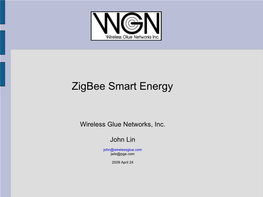 Zigbee Smart Energy