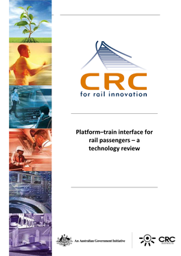 Platform–Train Interface for Rail Passengers – a Technology Review