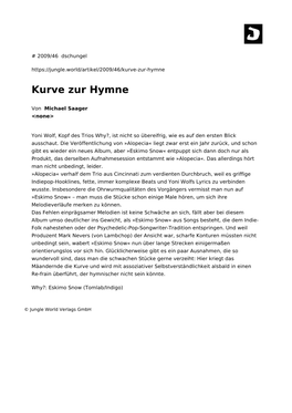 Kurve Zur Hymne