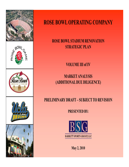 Rose Bowl Operating Company