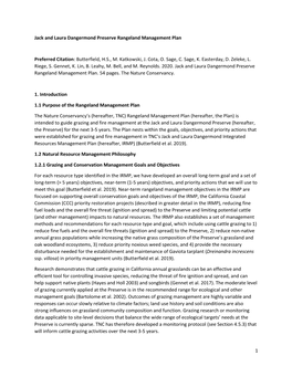 1 Jack and Laura Dangermond Preserve Rangeland Management Plan Preferred Citation