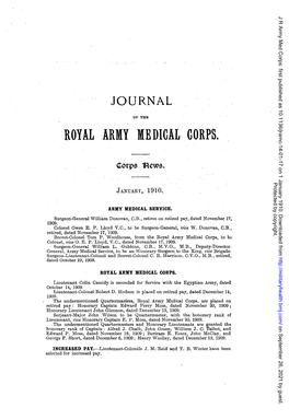 Royal Army Medical Corps