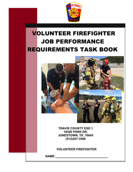 Volunteer Job Performance Requirements