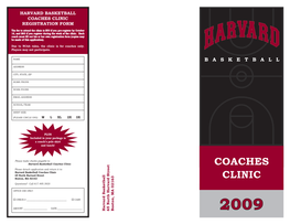 2009 Harvard Basketball Coaches Clinic.Pdf