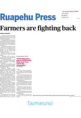 Farmers Are Fighting Back