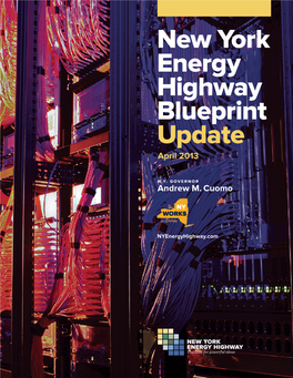 New York Energy Highway Blueprint Update Was Printed with Vegetable Oil-Based Ink on 50% Recycled Paper